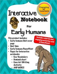 an interactive notebook for early humans