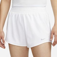 Brand New With Tags Nike Dri-Fit High-Waist Brief-Lined Shorts These Shorts Are Down For Everything You Dofrom Long Walks To Hiit To Running Errands. Silky-Smooth, Ultrasoft Woven Fabric Balanced With Sweat-Wicking Tech So You Have Ultimate Comfort While Feeling Dry As You Work Out And Look Cute While "Just Doing" It! Size Medium Color White W Gray Swoosh Nike Dri-Fit Technology Moves Sweat Away From Your Skin For Quicker Evaporation, Helping You Stay Dry And Comfortable. High-Rise Elastic Envel Nike Bottoms With Elastic Waistband, Short Length, Nike Bottoms With Built-in Shorts And Short Inseam, Nike Bottoms With Elastic Waistband And Short Leg, Nike Bottoms With Built-in Shorts, White High-waisted Athletic Shorts, White Short Pants With Elastic Waistband, Nike Stretch Bottoms With Built-in Shorts, White Fitted Bottoms With 5-inch Inseam, Nike Fitted White Bottoms