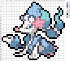 a cross stitch pattern with an image of sonic the hedgehog in blue and pink