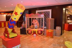 an indoor play area with toys and decorations