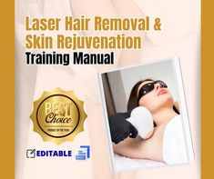 DOWNLOADABLE, EDITABLE, AND PRINTABLE LASER HAIR REMOVAL AND SKIN REJUVENATION TRAINING MANUAL Save your time! We have already written the training manuals for you.  Edit the manual to your own brand or company: edit the name, and add the logo and contact details of your business.   You may get this editable manual for your accreditation, training purposes, or if you just want to learn a new skill. Manual Inclusions or Content: Health and Safety Light & Energy Devices Properties of laser light Beauty Academy, Skin Structure, Beauty Therapist, Safety Lights, Ipl Hair Removal, Learn A New Skill, Light Energy, Laser Hair, Laser Hair Removal