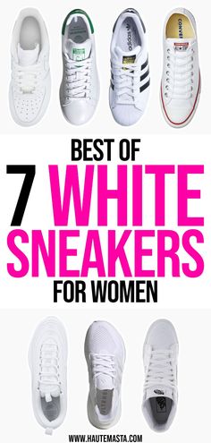 Discover the 7 very best white sneakers for women in 2025! From classic silhouettes to modern designs, we've curated the absolute best white sneakers women can't stop raving about. Whether you're looking for comfort or style, these womens white sneakers deliver both. Save this guide to the best white sneakers for women to revolutionize your shoe collection!