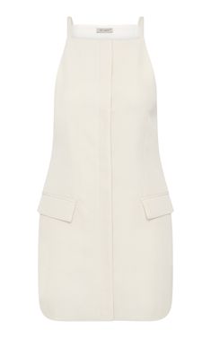 Tailored Wool-Blend Suiting Mini Dress By St. Agni | Moda Operandi Square Neck