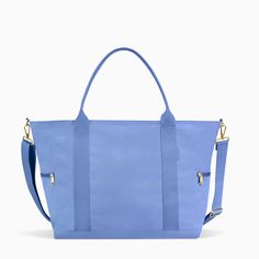 Machine Washable Weekender Tote – Canvelle Travel Purse, Weekender Tote Bag, Key Clip, Jet Setter, Weekender Tote, Toiletry Bags, Cornflower Blue, Beach Pool, Easy Clean