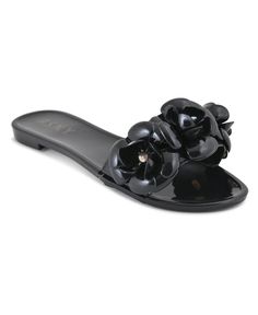 in stock Black Jelly Sandals For Spring, Chic Black Jelly Sandals For Summer, Chic Adjustable Flat Jelly Sandals, Jelly Sandals, Black Sandals, Jelly, Pick Up, In Store, Buy Online