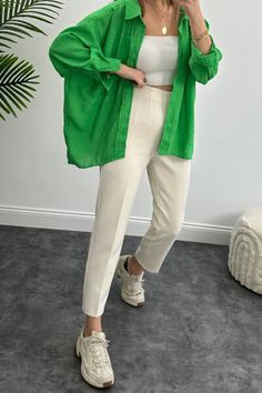 Features: Basic style Sheer: Opaque Stretch: No stretch Material composition: 95% polyester, 5% elastane Care instructions: Machine wash cold. Tumble dry low. Imported Product measurements:S:Bust 47.24 in, Sleeve Length 19.69 in, Top Length 28.35 inM:Bust 48.82 in, Sleeve Length 20.08 in, Top Length 28.74 inL:Bust 50.39 in, Sleeve Length 20.47 in, Top Length 29.13 inXL:Bust 51.97 in, Sleeve Length 20.87 in, Top Length 29.53 in Casual Solid Color Stretch Shirt, Casual Solid Stretch Shirt, Casual Stretch Button-up Bottoms, Green Shirt With Pockets For Day Out, Casual Khaki Button-up Bottoms, Casual Stretch Collared Shirt, Spring Solid Color Stretch Shirt, Spring Stretch Shirt In Solid Color, Spring Stretch Solid Color Shirt