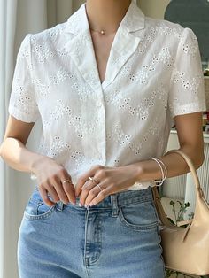 [Promotion] 93 Fashion Tops Blouse Simple Hacks You Have To See At Once #fashiontopsblousesimple Shein Brasil, Trendy Fashion Tops, Casual Day Outfits, Casual Style Outfits, Fashion Tops