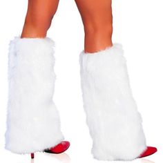 Fur Leg Warmers Fur Boot Covers, Faux Fur Leg Warmers, Fur Boots Women, Winter Costume, Fur Leg Warmers, Christmas Boots, Boot Covers, Faux Fur Boots, Boot Cuffs