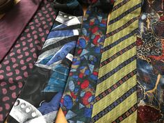 Please reference for style from numbered pictures above. These ties are one of a kind exclusive vintage from the 70's and 80's. Grab yours til they are here! Brands include R Juliano, Tie Rack, Gierre, Profuomo, Thierry Mugler, Monti, Robin Hood, Marco Morelli, Windsor, Italianissimo and Joop.   Most are 100% silk and made in Europe.  Get yours now for a bargain deal! Owl Purse, Pink Mobile, Knit Wool Socks, Vintage Ties, White Elephant Party, Tie Rack, Cat Lady Gift, Thierry Mugler, Wool Socks