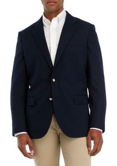 This single-breasted sport coat is full of handsome Polo Ralph Lauren allure. | Polo Ralph Lauren Men's Single Breasted Sport Coat, Navy Blue, 44 Single-breasted Sport Coat For Business Casual, Navy Sport Coat With Button Closure For Business Casual, Navy Sport Coat For Business Casual, Navy Sport Coat With Button Closure For Semi-formal Occasions, Navy Single-breasted Sport Coat For Business Casual, Navy Sport Coat With Hidden Button Closure, Creed Perfume, Polo Ralph Lauren Mens, Sport Coat