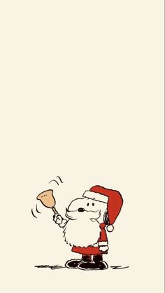 santa clause holding a hot dog in one hand and wearing a red hat on the other