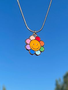 -Rainbow Takashi Murakami Inspired Flower Pendant   -20 inch chain   ✅FREE US SHIPPING   ✅Tracking same day or in 48 hrs   Feel Free to Message me with any questions or concerns Rainbow Flower-shaped Jewelry For Gifts, Colorful Flower-shaped Jewelry For Gifts, Colorful Flower-shaped Jewelry Gift, Colorful Flower Shaped Jewelry For Gifts, Colorful Flower Shaped Jewelry Gift, Multicolor Flower Pendant Jewelry With Charm, Multicolor Flower Pendant Jewelry With Flower Charm, Handmade Rainbow Flower Jewelry, Colorful Fun Necklaces For Gifts