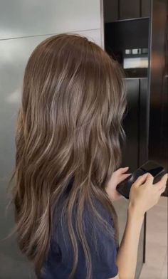 Natural Looking Light Brown Hair, Light Cappuccino Brown Hair, Lightish Brown Hair, Beige Blonde Hair With Highlights, Chocolate Milk Hair Color, Khaki Hair Color, Ash Blonde Balayage On Brown Hair, Light Brown Cool Tone Hair, Golden Ash Brown Hair