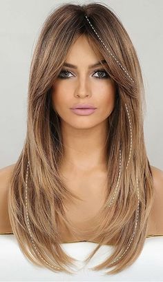 hair cut & colour Trendy Bob, Hairstyles For Medium Length Hair Easy, Cute Hairstyles For Medium Hair, Hairstyles For Medium Length Hair, Haircuts For Medium Hair, Haircuts Straight Hair, Medium Length Hair, Long Layered Hair