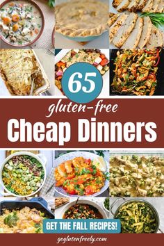 the ultimate collection of gluten - free cheap dinner ideas