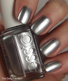 Metallics 2 Silver Nail Polish, Chrome Nail Polish, Her Nails, Metallic Nails, Essie Nail Polish, Bohol, Essie Nail