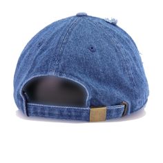 Classic denim style. This medium hue of denim is matches with a huge range of jean colors. Made from durable cotton with pinpoint distressing to give it a vintage flair, which we highly recommend in the dad hat style. We’ve searched high and low for the best premium basics in the country and this is it. High in quality at the right price. This dad hat sacrifices nothing. A favorite at Hat Heaven headquarters for a myriad of reasons, we can’t sing enough praises about these dad hats. Hat Material Blue Washed Hat With Curved Brim, Trendy Washed Baseball Cap, Denim Blue Hat With Curved Brim, Adjustable Denim Cap, Casual Distressed Visor Baseball Cap, Casual Fitted Hat With Visor, Casual Fitted Visor Hat, Dark Wash Denim Hat With Curved Brim, Adjustable Denim Blue Hat