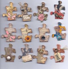 a group of wooden cross pieces sitting on top of a white table next to each other