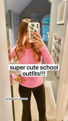 Cute Lululemon Outfits For School, Cute Easy Outfits For School, Cute School Outfits, Preppy Outfits For School, Lululemon Outfits, Cute Lazy Outfits, Weekly Outfits