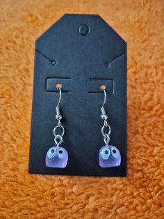 These earrings are handmade by me with love and packaged with care to be shipped to people as beautiful as you. Monster Earrings, Jewelry Earrings Dangle, With Love, Etsy Earrings, Dangle Drop Earrings, Pom Pom, Violet, Dangle Earrings, Jewelry Earrings