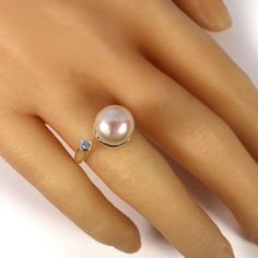 Pearl White Open Ring For Anniversary, Anniversary Pearl White Open Ring Pearl Ring, Anniversary Pearl Open Ring, Silver Ring With Pearl Charm, Pearl White Pearl Ring For Anniversary, Open Ring Pearl Charm For Anniversary, Silver Ring With Pearl Charm For Wedding, Silver Pearl Ring With Charm For Wedding, Silver Wedding Ring With Pearl Charm