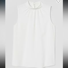 A Brand New With Tags Attached Blouse From H&M. In Perfect Condition, No Flaws. All Items Come From A Smoke Free Home. H&m Blouse, Dressy Tank Tops, Garment Labels, Short Sleeve Pullover, Tie Top, Linen Top, Vest Top, Fashion Company, Casual T Shirts