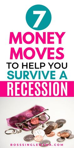 a purse full of money with the title 7 money moves to help you survive a succession