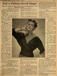 an old newspaper article with a woman wearing a sailor's uniform and holding her hand on