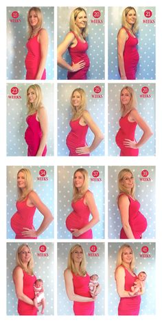 a woman in a red dress poses for pictures with her baby bump on the belly