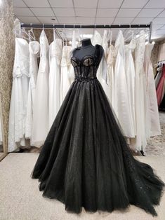 Black Sparkly Prom Dress, Prom Night Dress, Long Black Evening Dress, The Princess Bride, Black Party Dress, Off Shoulder Gown, Alternative Bride, Black Prom Dress, Black Party Dresses