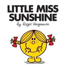 the little miss sunshine book is on display