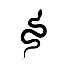 a black and white image of a snake on a white background with the letter s in it's center