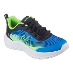 Update his wardrobe with these Skechers Microspec Advance boys' sneakers. Click this FOOTWEAR GUIDE to find the perfect fit and more! Update his wardrobe with these Skechers Microspec Advance boys' sneakers. Click this FOOTWEAR GUIDE to find the perfect fit and more! TECHNOLOGIES & FEATURES Water resistant Multicolor mesh upper with haptic print overlay Flexible traction Lace-up closure for a secure fitDETAILS Synthetic upper Polyester lining Rubber outsole Foam footbed Round toe Lace-up closure Shoe Size Chart Kids, Skechers Kids, Boys Sneakers, Shoe Size Chart, Toddler Sizes, Boys Shoes, Kids Shoes, Athletic Shoes, Age Group