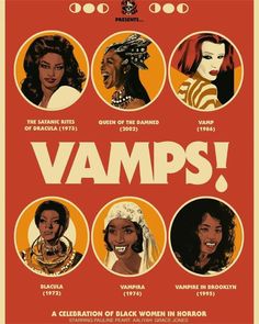 a poster with the names of various women in different styles and colors, including black women