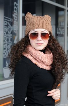 Beige knit cat ears hat Cable aran hat Soft half woolen by Nastiin Aran Hat, Cat Ears Hat, Stocking Stuffers For Girls, Cat Halloween Costume, Cat Woman Costume, Knitted Cat, Crochet Fingerless Gloves, Fingerless Gloves Knitted, News Boy Hat