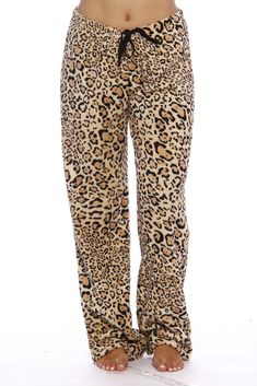 Buy Just Love Plush Pajama Pants for Women - Petite to Plus Size Sleepwear (Leopard, 3X) at Walmart.com Plus Size Pyjamas, Plush Pajama Pants, Plus Size Sleepwear, Plus Size Pajamas, Womens Pajamas Pants, 2000s Fashion Outfits, Cute Pajamas, Pj Pants, Mode Inspo