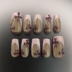 Baby Pink French Tip Nails with hand-painted 3D Rose Gold Crosses (not charms). Inspired by Chrome Hearts, these press-ons are handmade with high-quality gels. Nails Chrome Hearts, Baby Pink French Tip, Nails With Rose Gold, Nails Back To School, Chrome Hearts Cross, Cross Gothic, Pink French Tip, Nails Chrome, Back To School Nails