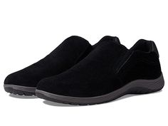 Easy Spirit Hester - Women's Shoes : Black : Explore the city streets in true style and comfort donning the Easy Spirit Hester Slip-on Casual Shoes. Leather and synthetic upper. Breathable textile lining. Orthotic-friendly cushioned insole offers exceptional comfort and arch support. Slip-on style for easy on and off. Round toe silhouette. Man-made outsole. Imported. Measurements: Weight: 9 oz Product measurements were taken using size 9, width M (B). Please note that measurements may vary by si Comfortable Synthetic Walking Shoes With Cushioned Footbed, Comfortable Walking Shoes With Cushioned Footbed, Comfortable Walking Shoes With Ortholite Insole And Medium Width, Comfortable Medium Width Walking Shoes With Ortholite Insole, Comfortable Slip-on Walking Shoes For Fall, Comfortable Medium Width Walking Shoes With Arch Support, Casual Synthetic Walking Shoes With Gel Cushioning, Comfortable Synthetic Walking Shoes With Gel Cushioning, Casual Synthetic Medium Width Walking Shoes