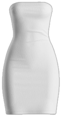 White Jersey, Tube Dress, Jersey Fabric, The Top, Built In, Collage, Fabric, Pins, White