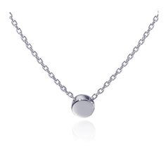 PRICES MAY VARY. Material: This dainty necklace are made of solid 925 sterling silver, 14k gold plated. Size: chain length 15.8 inches + 2.7 inches extender (40+7 cm), dot 0.19 inches (0.5 cm). Minimalism style, small round circle pendant necklace for women, great for daily wear. ❤Packaging❤ Packaged in elegant presentation box, perfect for giving or keeping, great gift to yourself, your family and friends, bridesmaids gift, anniversary gifts for her! ❤Maintain❤ To keep the high quality jewelry' Classic Hypoallergenic Round Pendant Necklace, Hypoallergenic White Gold Round Pendant Necklace, Classic Round Hypoallergenic Necklace, Minimalist White Gold Stainless Steel Necklace, Dainty White Gold Chain Necklace With Round Pendant, Adjustable Sterling Silver Necklace With Round Pendant, Adjustable Sterling Silver Round Pendant Necklace, Minimalist White Gold Chain Necklace With Round Pendant, Adjustable Clavicle-length Sterling Silver Charm Necklace