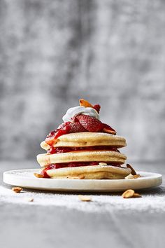 pancakes by mahmoudaphotography ahmed / 500px Food Bakery, Fun Food, Food Styling, Pancakes