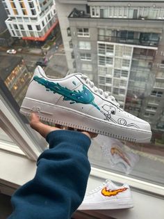 👟 Custom Painted Sneakers/Shoes & Air Force 1s - Your Style, Your Story! Hey sneaker lovers! I'm here to turn your footwear into a masterpiece that's as unique as you are. 💰 Price: 450$ price includes the price of shoes, taxes, packaging & shipping Shoe which will be used -  Air Force 1 Men's - https://www.nike.com/ca/t/air-force-1-07-shoes-rWtqPn/CW2288-111 Air Force 1 Women's - https://www.nike.com/ca/t/air-force-1-07-shoes-lkVhs6/DC9486-101 Designed Air Force 1, Custom Painted Af1, White Lace-up Sneakers With Custom Artwork, Custom Sneakers With Rubber Sole And Round Toe, Custom Lace-up Sneakers With White Sole, Custom Skateboarding Sneakers With Rubber Sole, Custom Skateboarding Sneakers, Custom Low-top Sneakers With Abzorb Midsole, Artistic Lace-up Custom Sneakers With White Sole