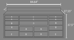 an image of a computer keyboard with numbers on the front and back sides, as well as