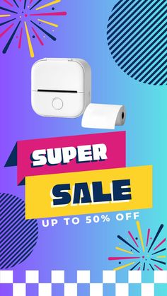 the super sale is up to 50 % off on all electronics and homewares