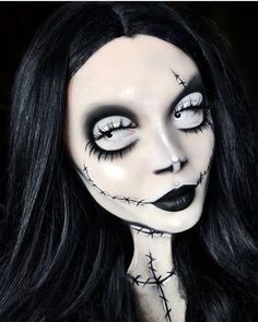 Nem Halloween Makeup, Carnaval Make-up, Makeup Zombie, Fantasy Make-up, Halloween Make-up Looks, Halloweenský Makeup, Holloween Makeup, Creepy Halloween Makeup