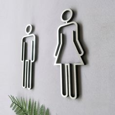 2-Piece Durable Acrylic Bathroom Toilet Door Sign Set for Hotels and Public Restrooms Toilet Symbol, Bathroom Signage, Toilet Door Sign, Toilet Door, Black Toilet, Toilet Sign, Public Restroom, Bathroom Toilet, Bathroom Doors