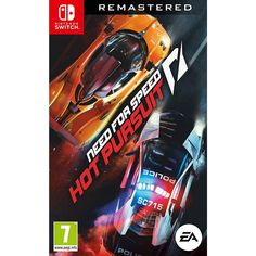 need for speed hot pursuit on the cover of a nintendo wii game, with an orange car