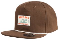 Punta Rocas Brown Flat Bill Baseball Cap With Logo Patch, Brown Snapback Hat With Logo Patch And Flat Brim, Brown Snapback Hat With Logo Patch And Flat Bill, Brown Flat Bill Snapback Hat With Logo Patch, Brown Flat Brim Baseball Cap One Size, Brown Flat Brim Baseball Cap, One Size Fits Most, Brown Adjustable Flat Bill Hat, Brown Snapback Hat With Logo Patch, Brown Trucker Hat With Flat Brim And Logo Patch