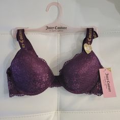 Juicy Couture Sexy Push Up Sz 34b Logo Bra Random Products, Fitness Inspo, Body Wash, Juicy Couture, Women's Intimates, Push Up, Color White, Couture, Bra