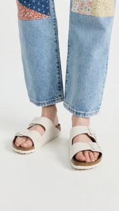 Birkenstock Arizona Soft Footbed Sandals | Shopbop Flat Suede Footbed Sandals With Cork-bed Midsoles, Comfortable Cork Footbed Sandals With Round Toe, Casual Slide Footbed Sandals With Textured Footbed, Casual Footbed Sandals With Cork-bed Midsoles, Casual Flat Footbed Sandals With Cork-bed Midsoles, Comfortable Cork Footbed Sandals, Flat Suede Sandals With Textured Footbed, Casual Footbed Sandals With Textured Footbed, Casual Footbed Sandals With Textured Flat Heel